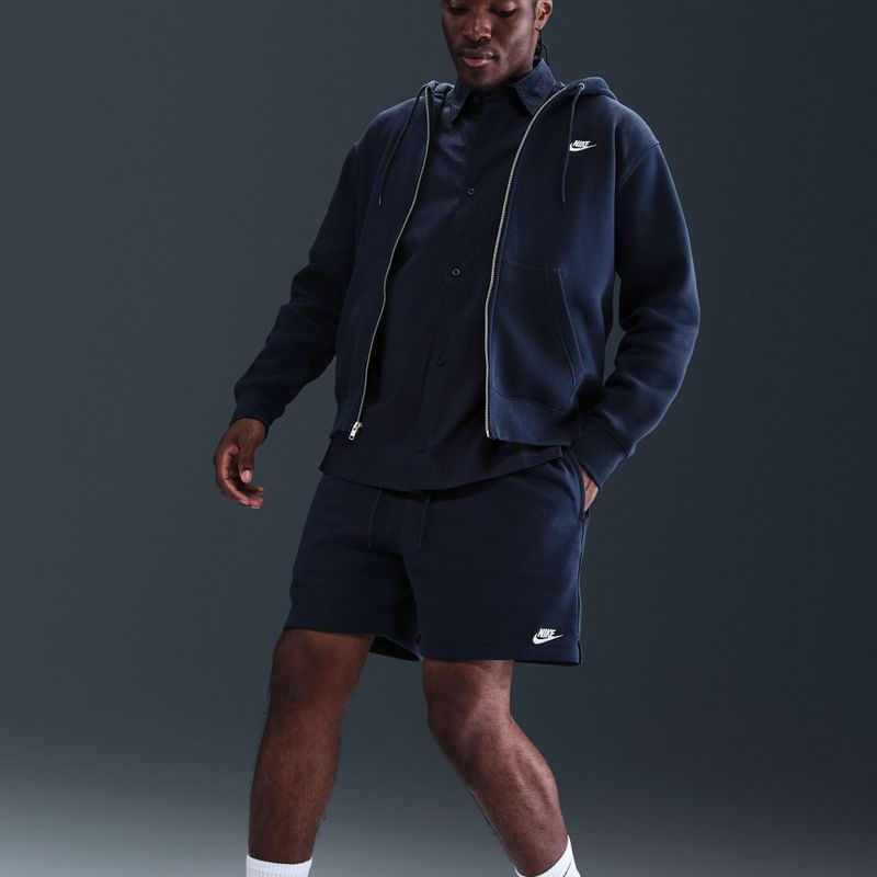 Pánské šortky Nike Club French Terry Flow obsidian/obsidian/white 6