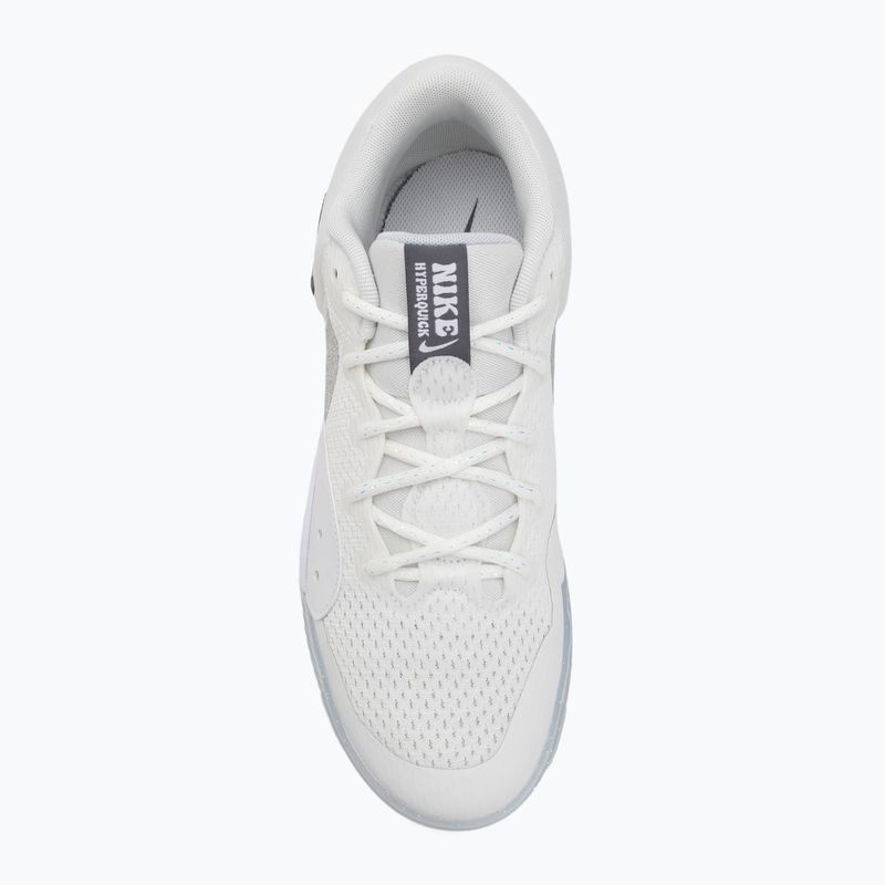 Volejbalové boty Nike Hyperquick Court Flight SE summit white/metallic silver/pure platinum 5