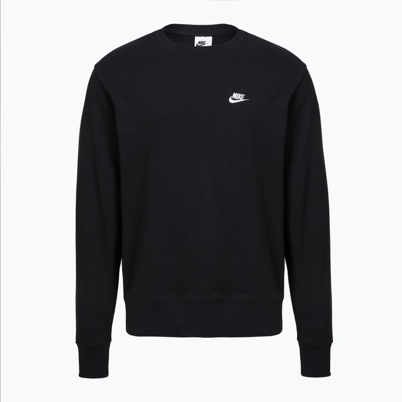 Pánská mikina Nike Club Fleece Crew black/white 5