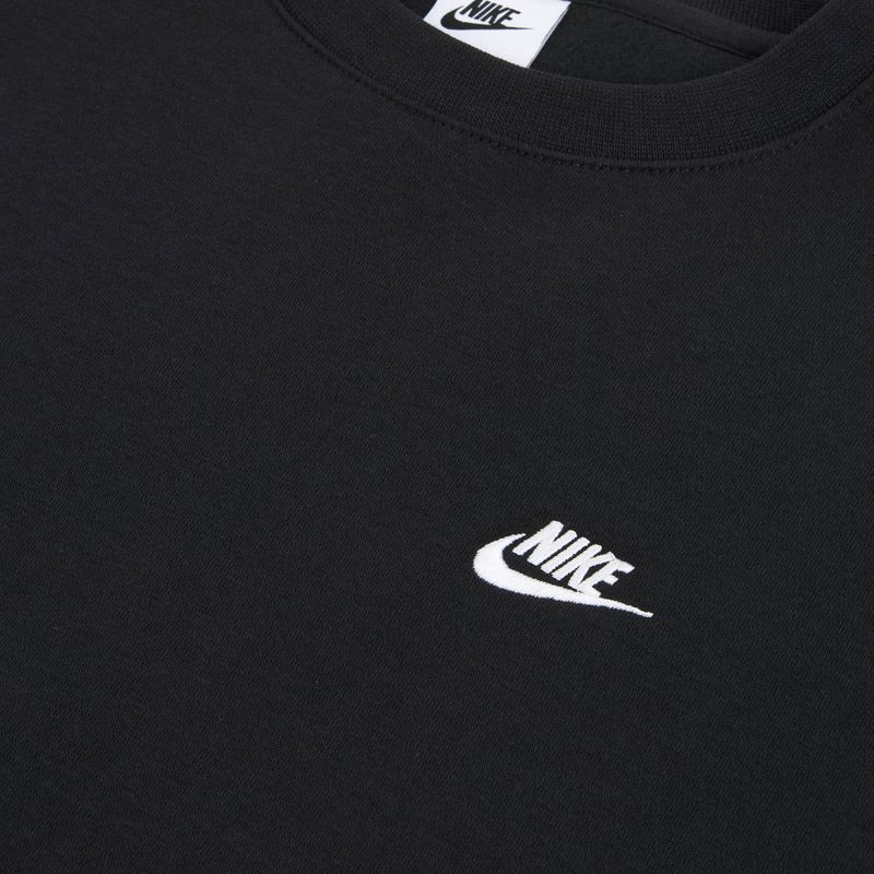 Pánská mikina Nike Club Fleece Crew black/white 7