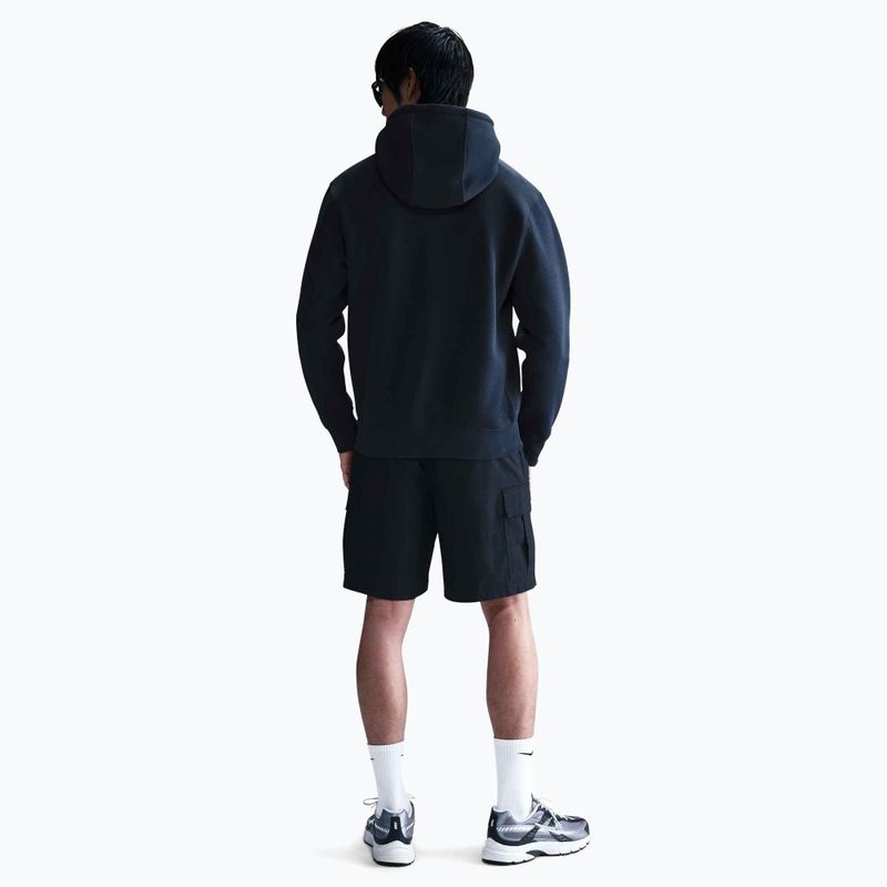 Pánská mikina Nike Club Full Zip Hoodie obsidian/obsidian/white 3