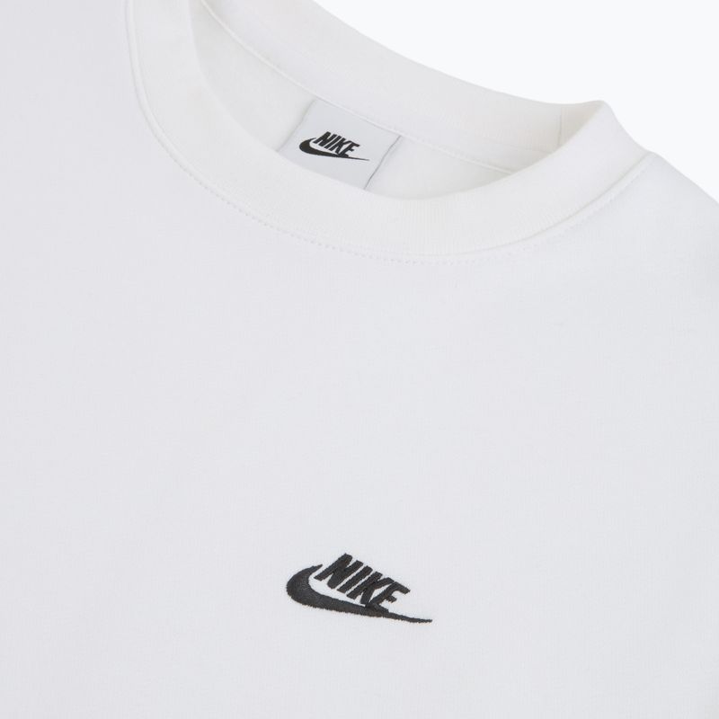 Pánská mikina Nike Club Fleece Crew white/black 9