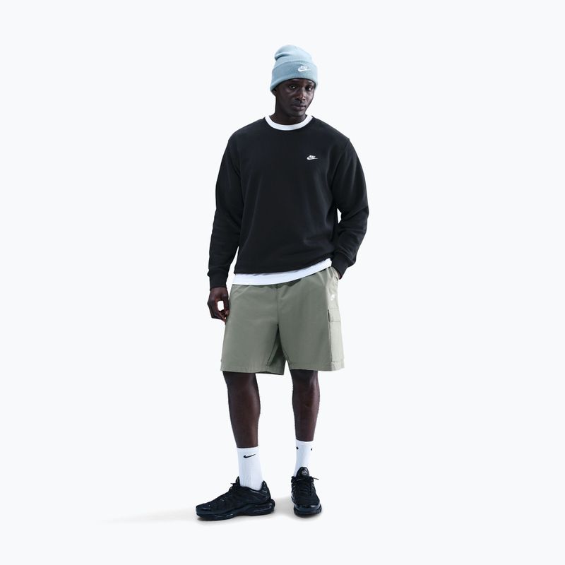 Pánská mikina Nike Club Fleece Crew black/white 2