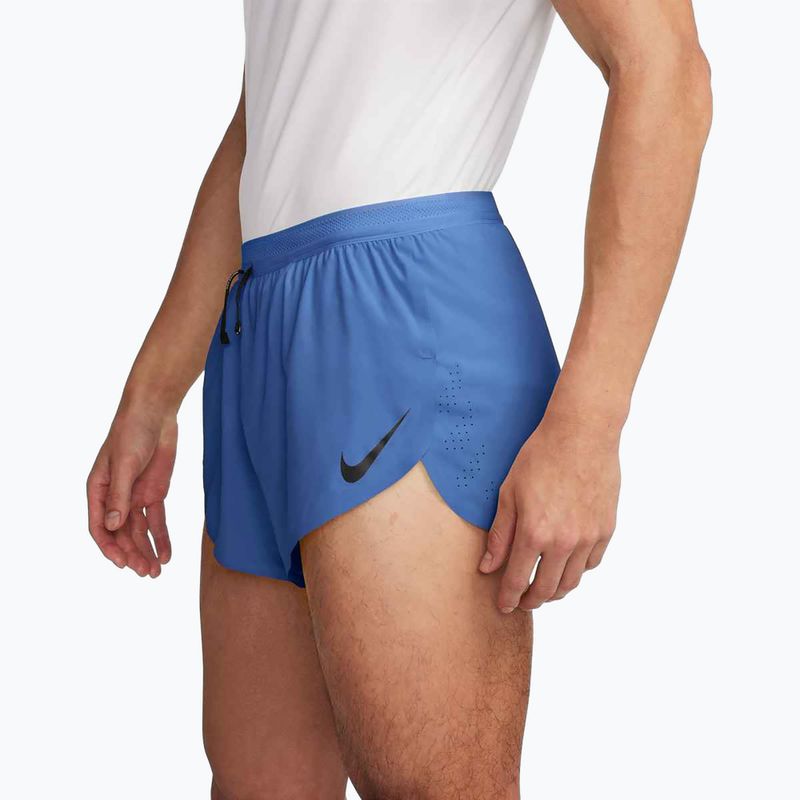 Pánské běžecké šortky Nike AeroSwift Dri-Fit ADV comet blue / black 3