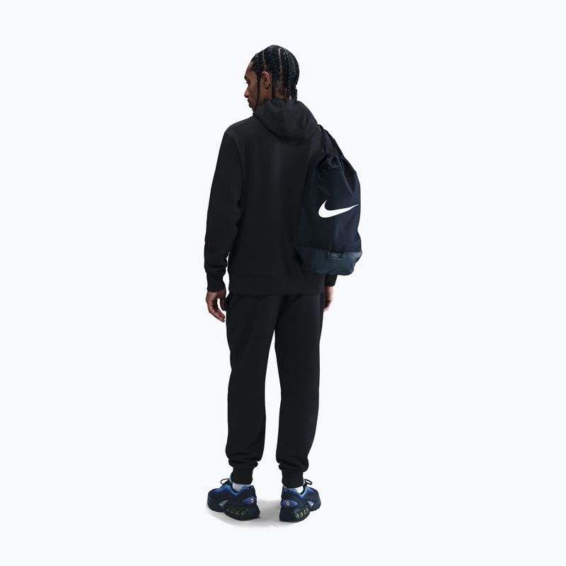 Pánská mikina Nike Club Pullover Hoodie black/black/white 4