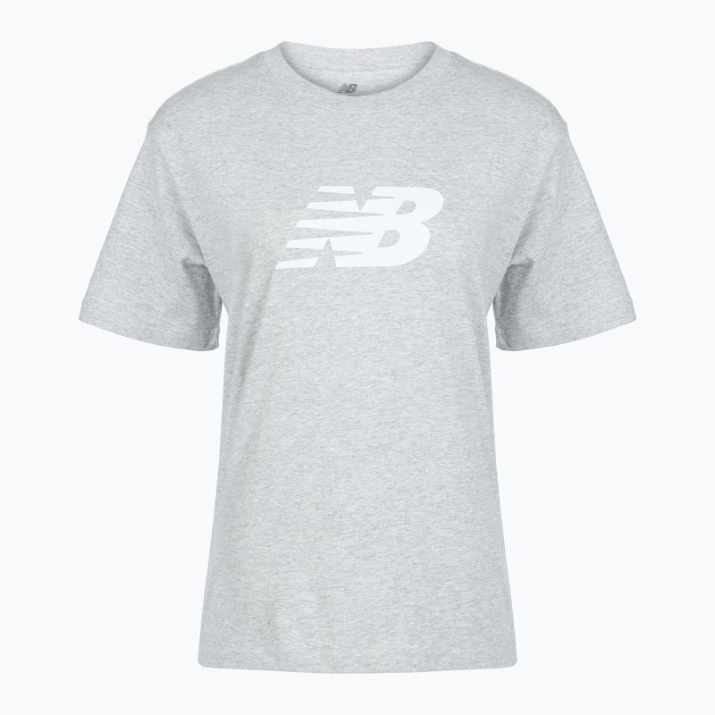 Dámské tričko New Balance Sport Jersey Relaxed Logo reflection/white/light arctic grey 5