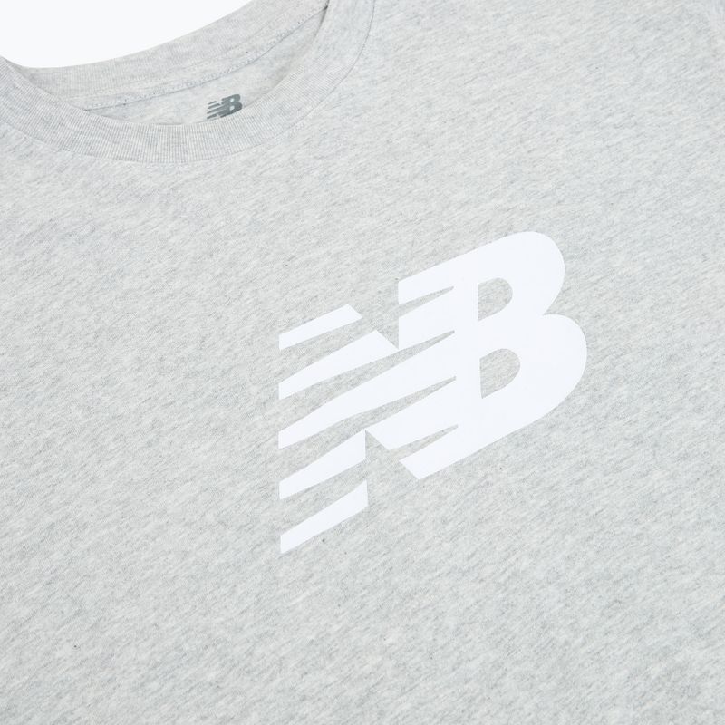 Dámské tričko New Balance Sport Jersey Relaxed Logo reflection/white/light arctic grey 7