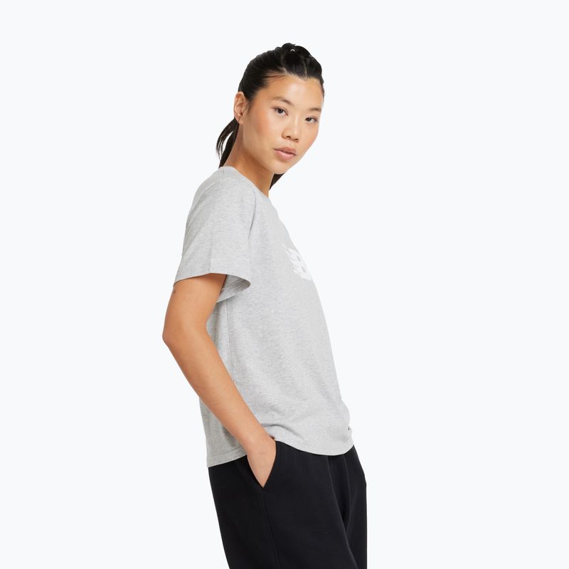 Dámské tričko New Balance Sport Jersey Relaxed Logo reflection/white/light arctic grey 3
