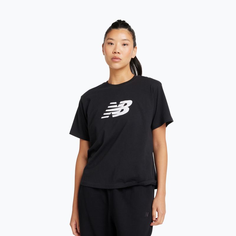 Dámské tričko New Balance Sport Jersey Relaxed Logo black/white