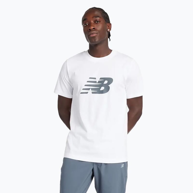 Pánské tričko New Balance Graphic V Flying white