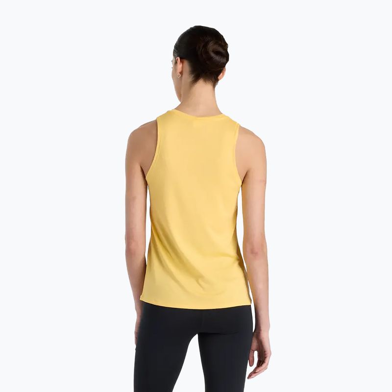Dámské běžecké tílko New Balance Jacquard Slim Tank clementine 3
