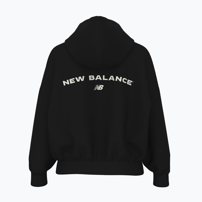 Dámská mikina New Balance Reimagine Fleece Hoodie black 8