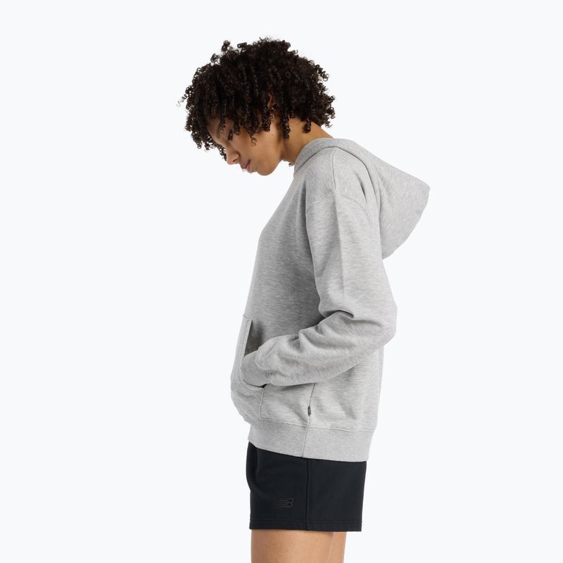 Dámská mikina  New Balance Sport Graphic French Terry Hoodie athletic grey 3