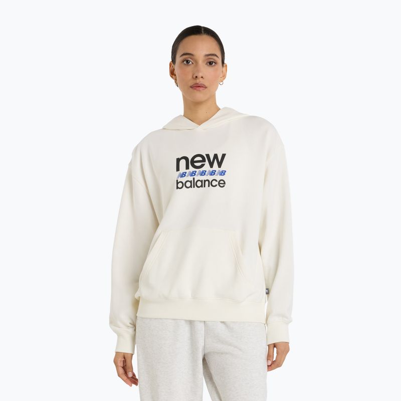 Dámská mikina New Balance Sport Graphic French Terry Hoodie seasait