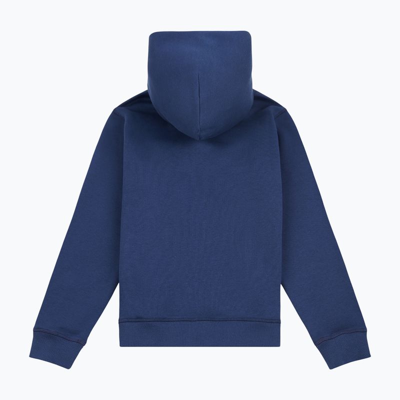 Dětská mikina New Balance Brush Back Small Logo Full Zip Hoodie nb navy 2