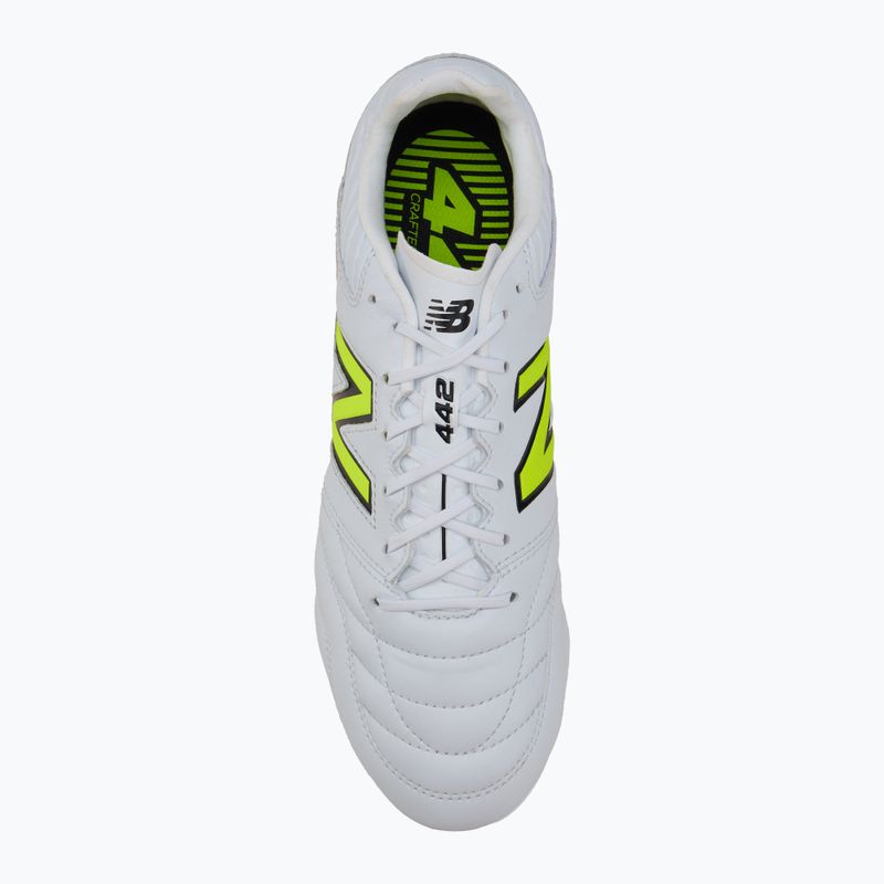 Pánské kopačky New Balance 442 Pro V2 FG white 5