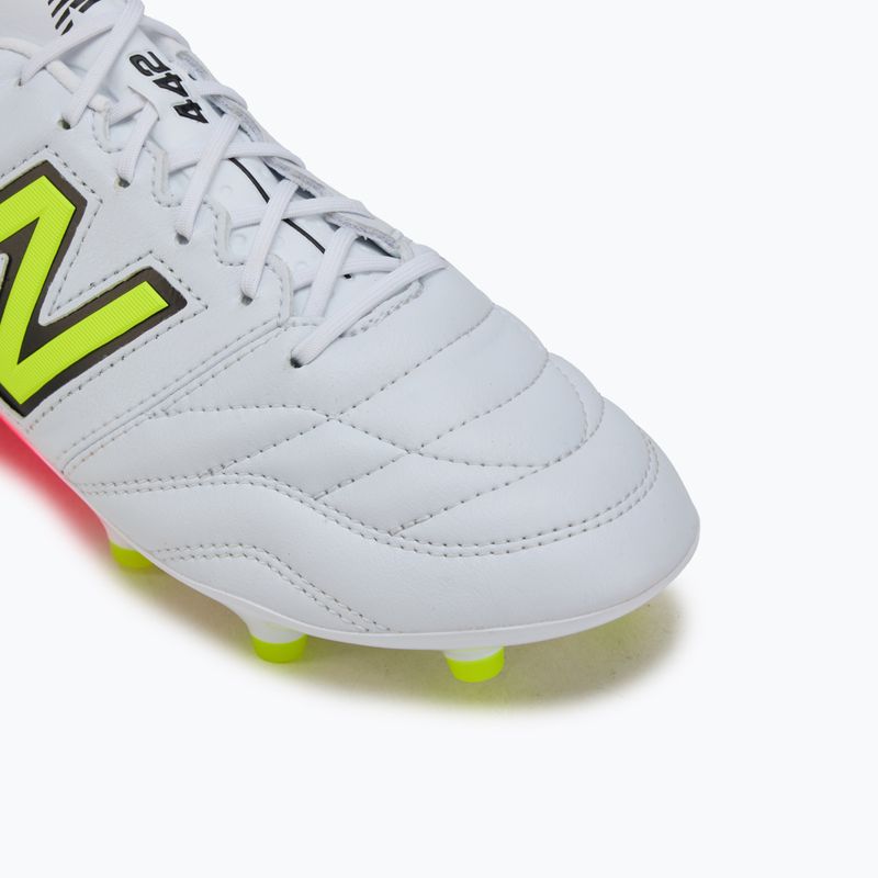 Pánské kopačky New Balance 442 Pro V2 FG white 7