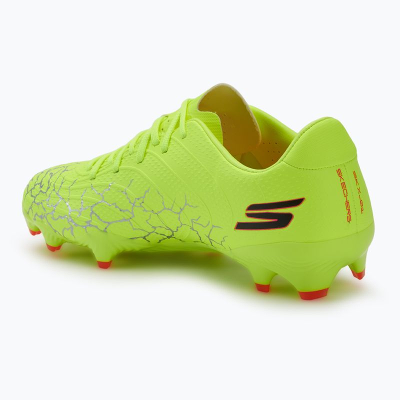 Pánské fotbalové boty Skechers SKX Academy Gold 1.5 FG yellow/black 3