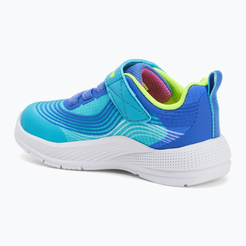 Dětské boty SKECHERS Microspec Advance turquoise 3