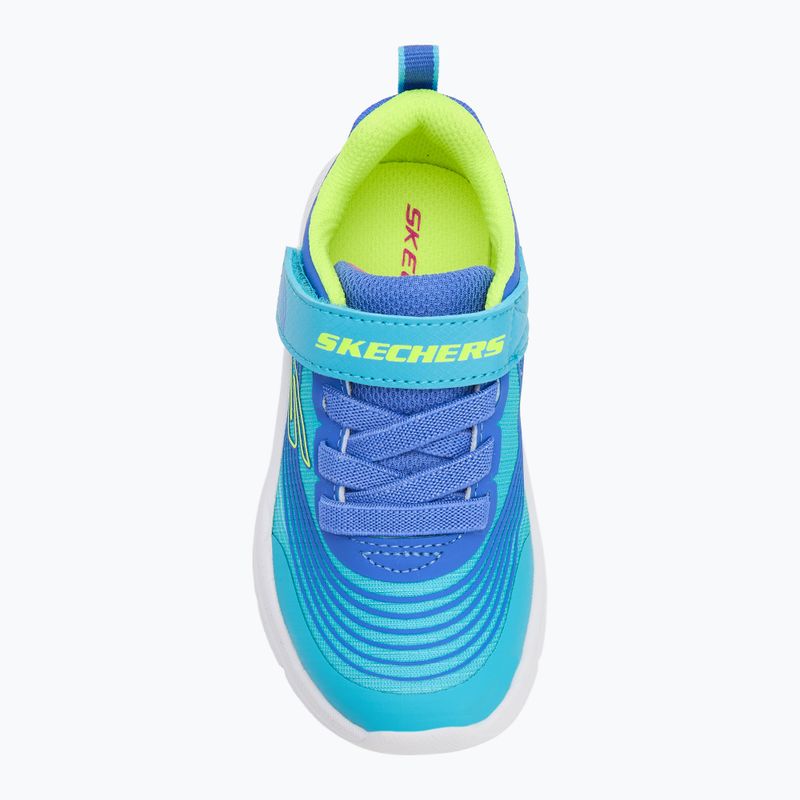 Dětské boty SKECHERS Microspec Advance turquoise 5