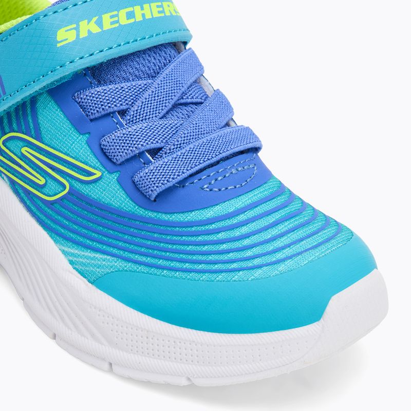 Dětské boty SKECHERS Microspec Advance turquoise 7