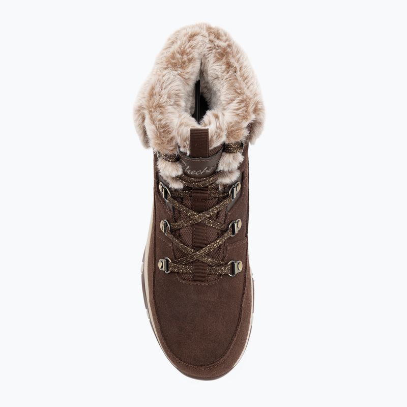 Dámské boty Skechers Trego Snow Worries chocolate 5