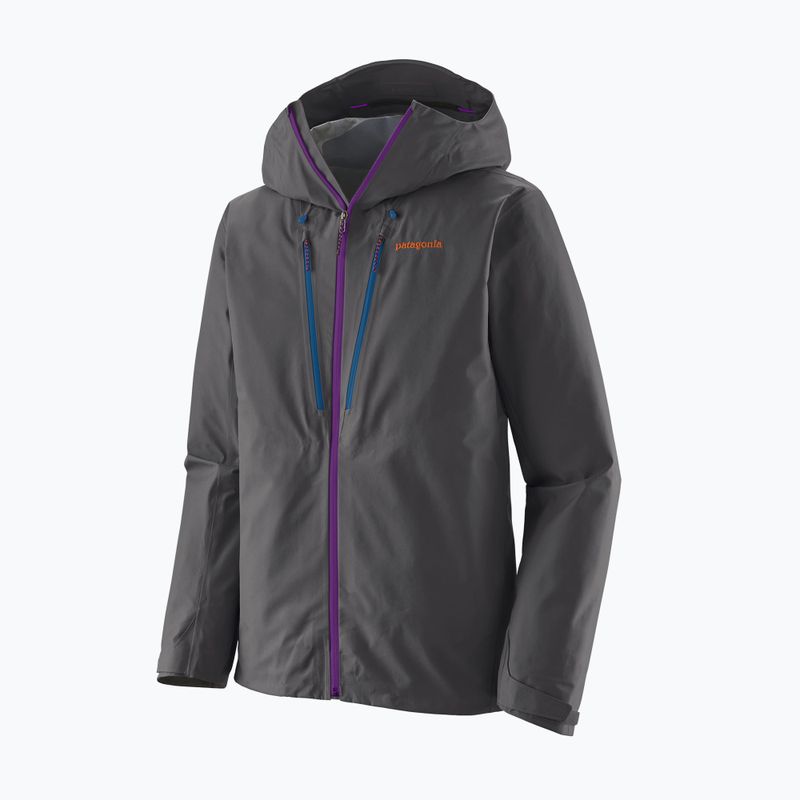 Pánská nepromokavá bunda Patagonia Triolet forge grey w / p6 blue 4