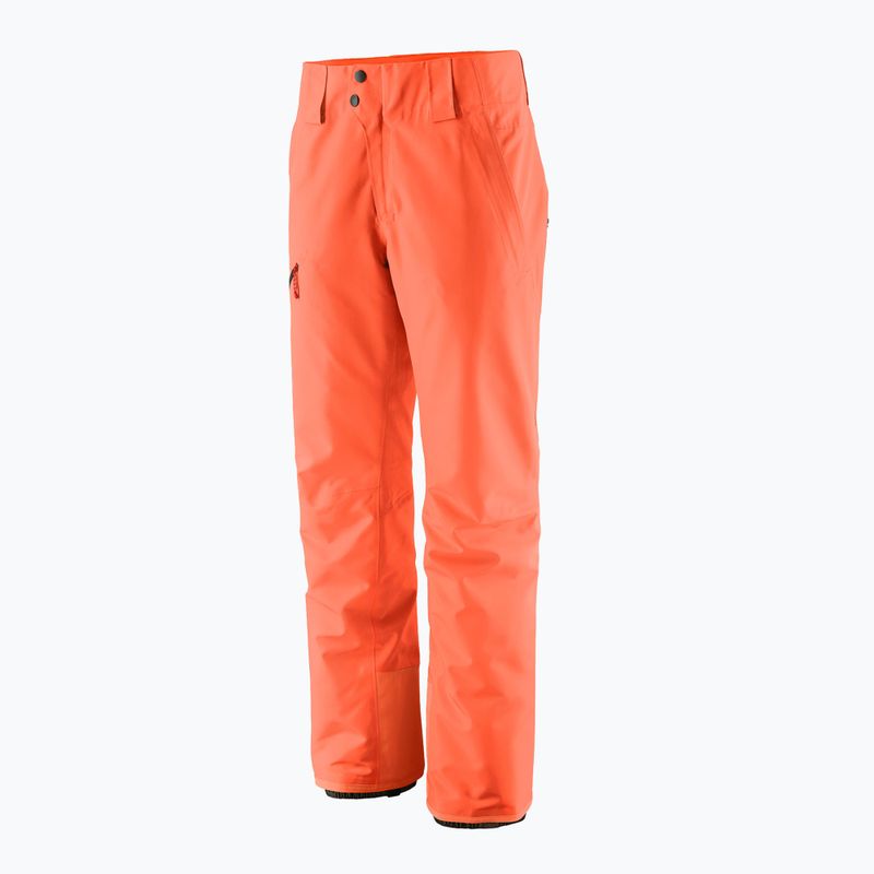 Dámské lyžařské kalhoty Patagonia Insulated Powder Town orange peel 6