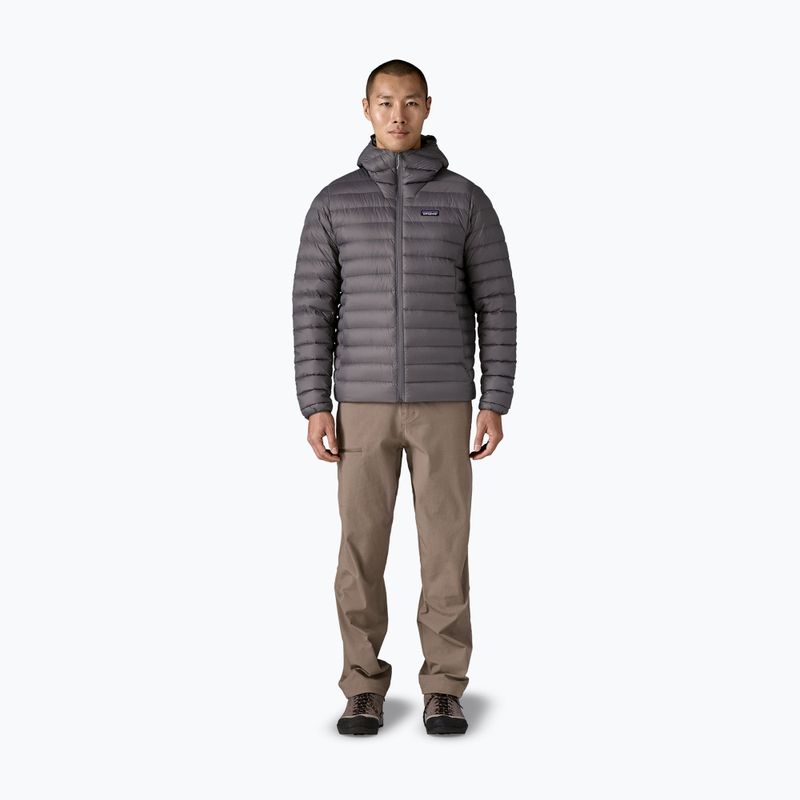 Pánská péřová bunda Patagonia Down Sweater Hoody forge grey w/forge grey 2