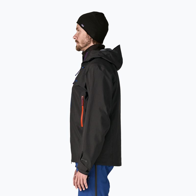Pánská nepromokavá bunda Patagonia Pluma Pro black 3