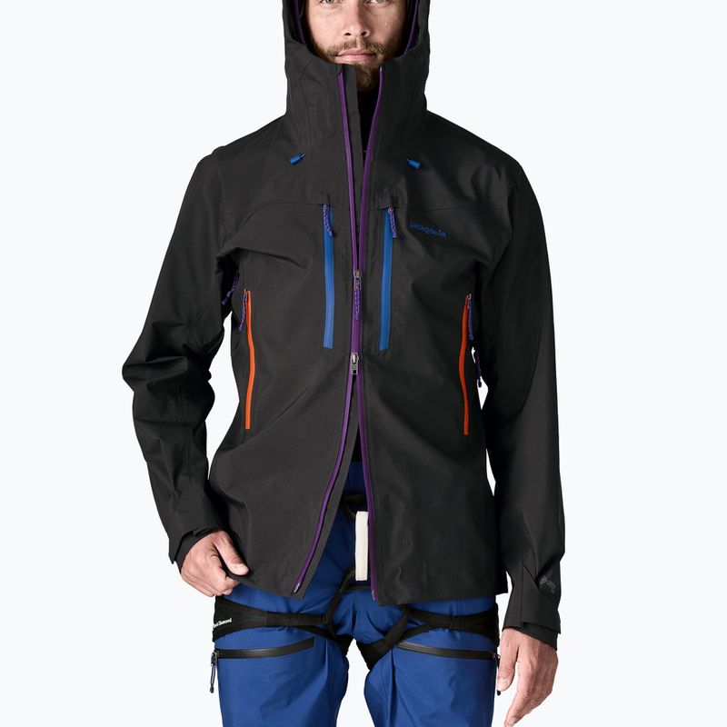 Pánská nepromokavá bunda Patagonia Pluma Pro black 4