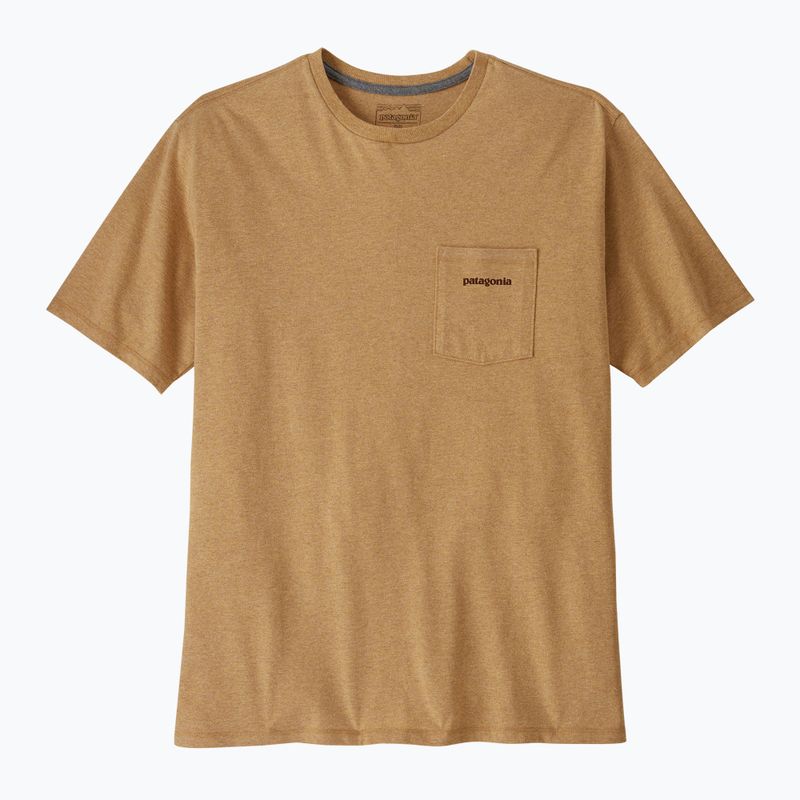 Pánské tričko Patagonia Boardshort Logo Pocket Responsibili talon gold 3