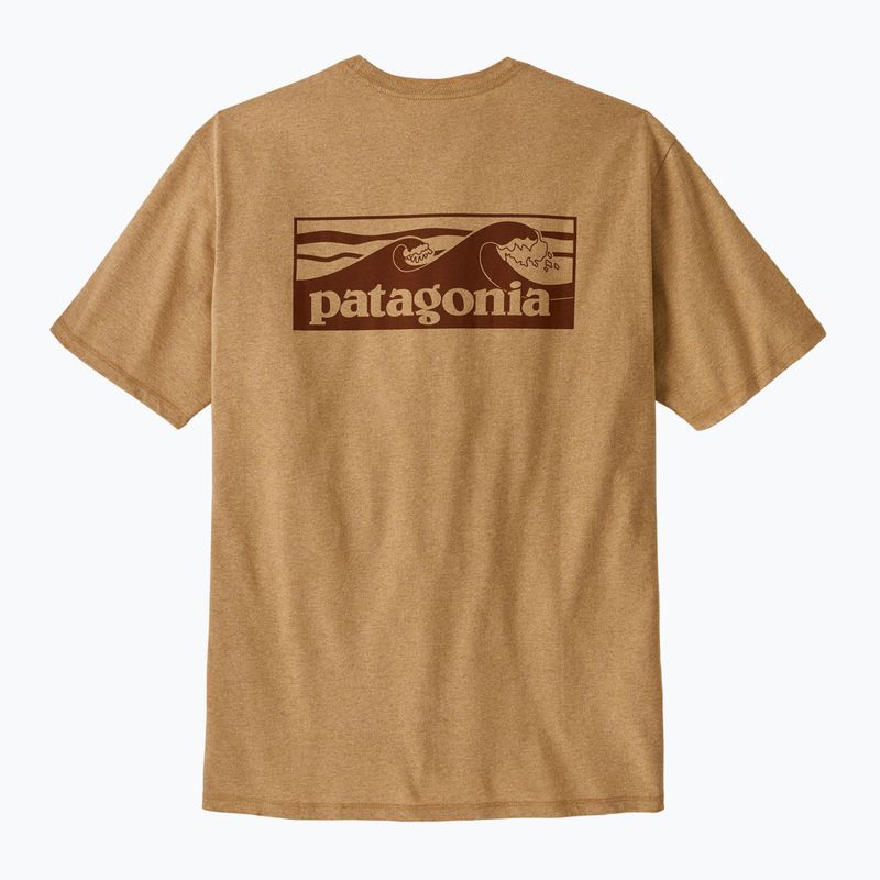 Pánské tričko Patagonia Boardshort Logo Pocket Responsibili talon gold 4