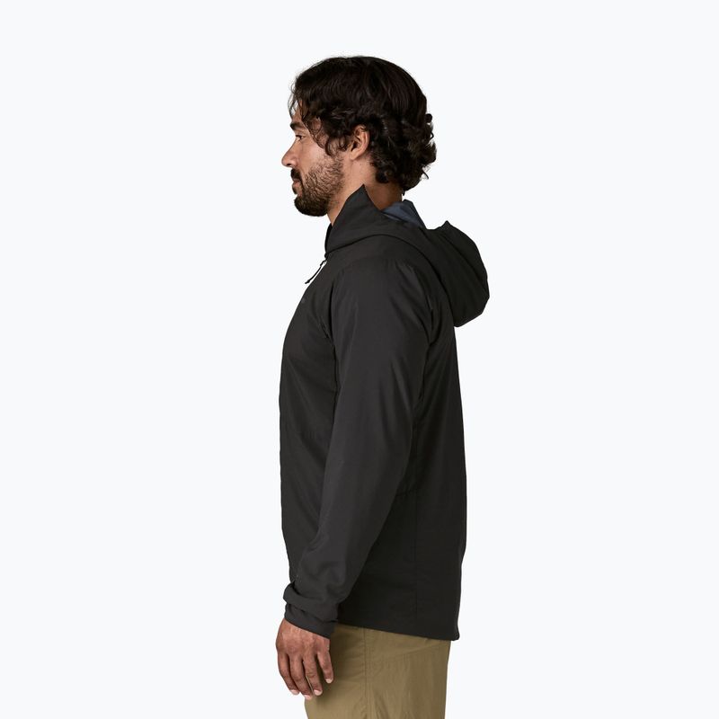 Pánská hybridní bunda Patagonia Nano-Air Ultralight Full-Zip Hoody černá 3