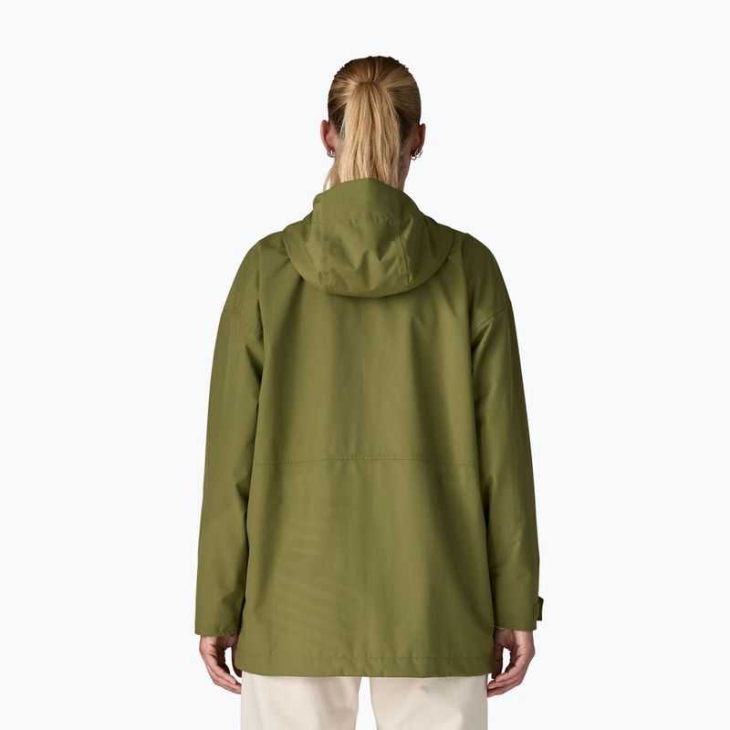 Dámská nepromokavá bunda Patagonia Outdoor Everyday Rain caper green 3