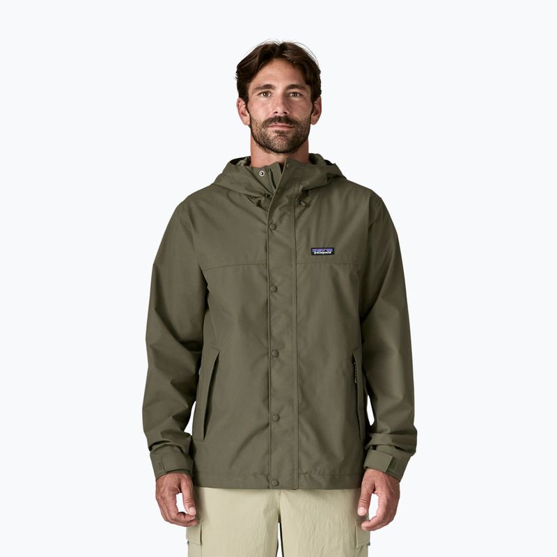 Pánská nepromokavá bunda Patagonia Outdoor Everyday Rain basin green