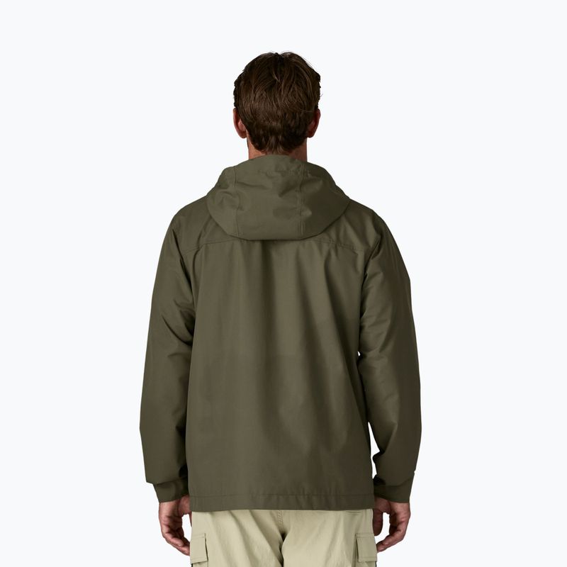 Pánská nepromokavá bunda Patagonia Outdoor Everyday Rain basin green 3