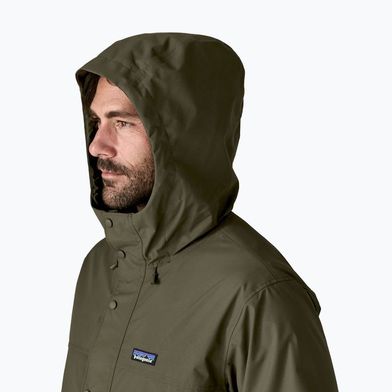 Pánská nepromokavá bunda Patagonia Outdoor Everyday Rain basin green 5