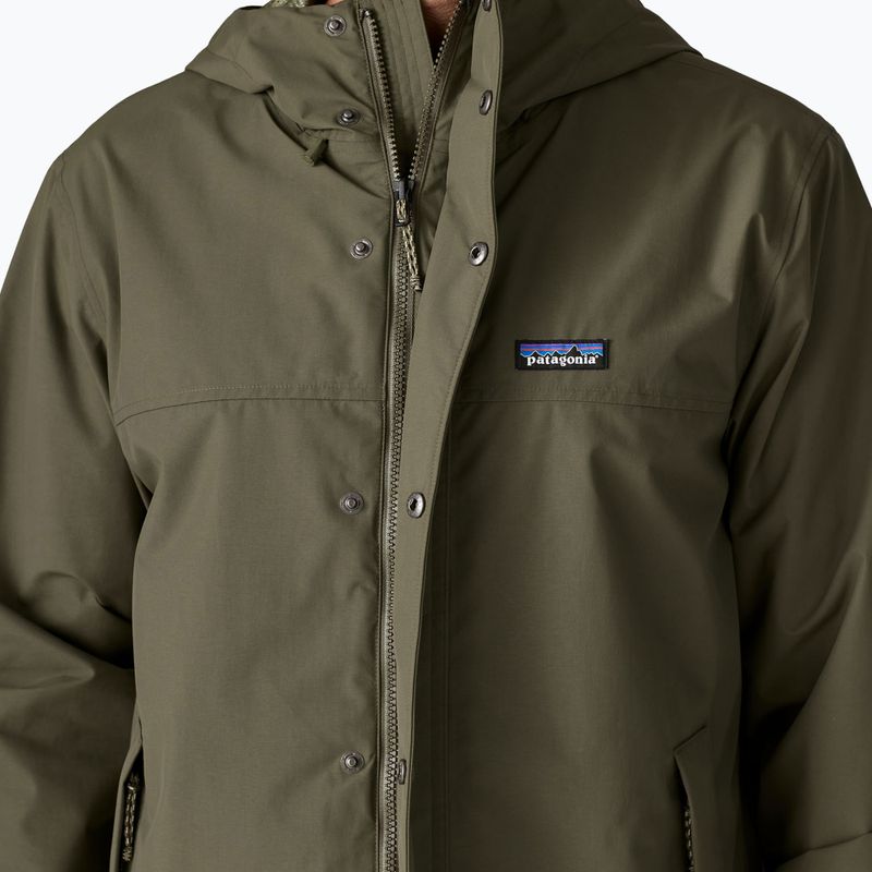 Pánská nepromokavá bunda Patagonia Outdoor Everyday Rain basin green 7