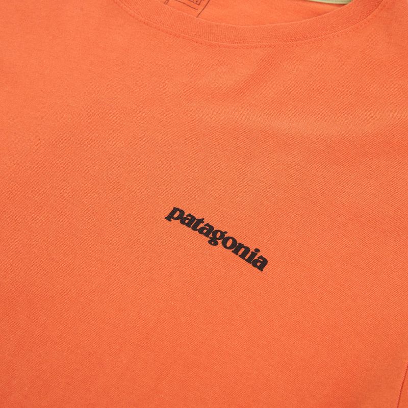 Pánské tričko Patagonia P-6 Logo coal orange 3