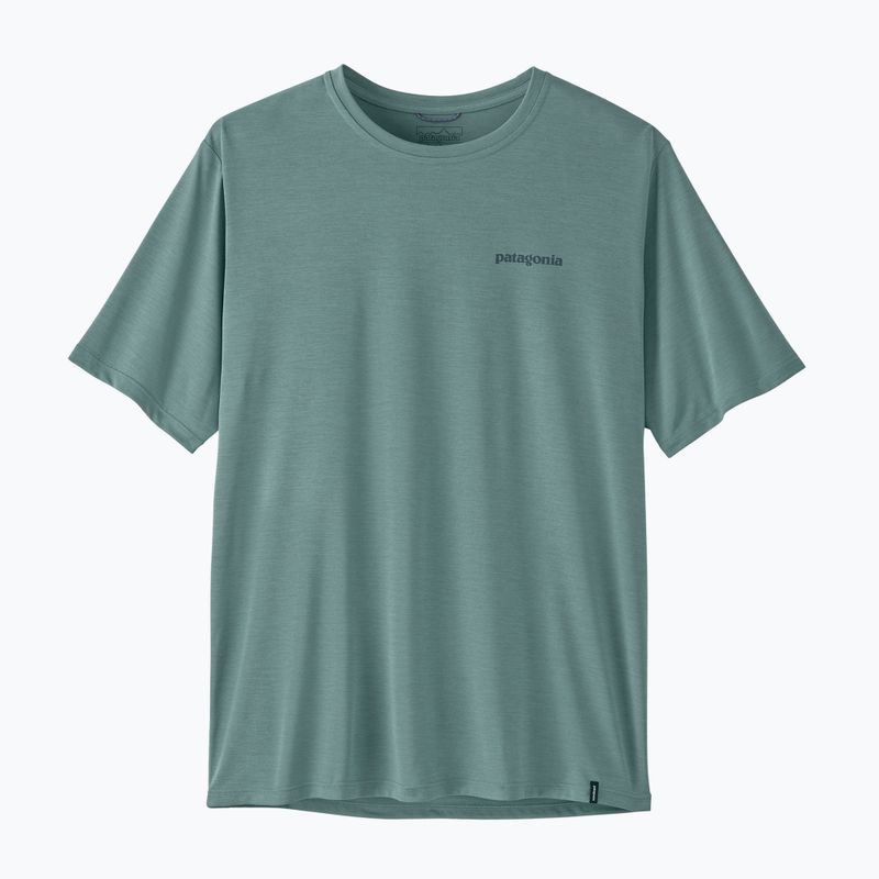 Pánské tričko Patagonia Capilene Cool Daily - Boardshort Logo blue sage/light blue sage x-dye 5