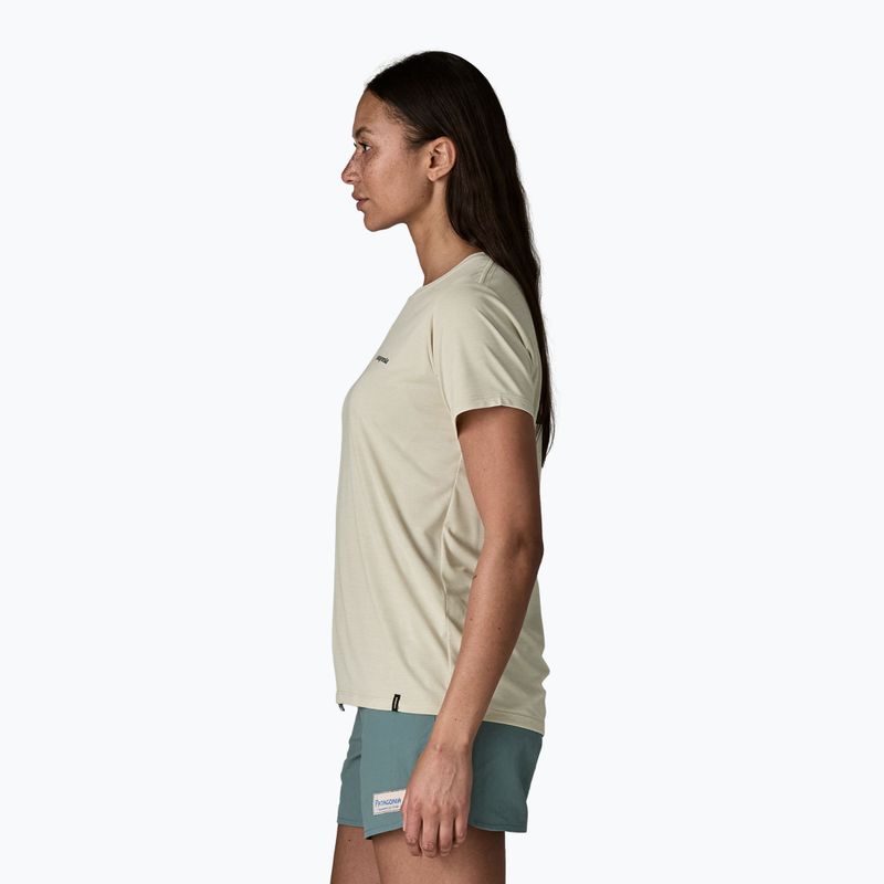 Dámské tričko Patagonia Capilene Cool Daily Shirt - Boardshort Logo dyno white 4