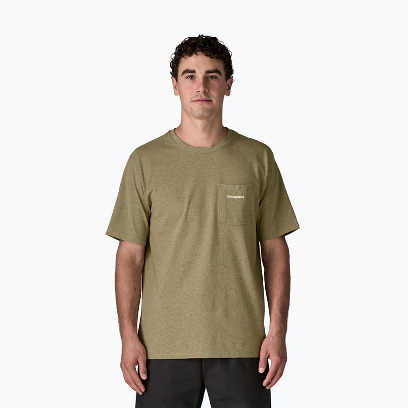 Pánské tričko Patagonia Boardshort Logo Pocket Responsibili gumtree green