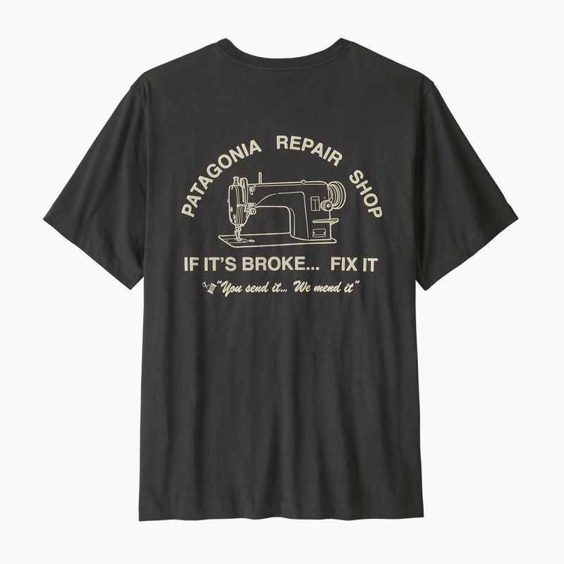 Pánské tričko Patagonia Repair Shop ink black 2