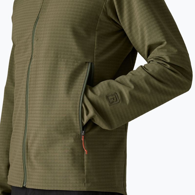 Pánská softshellová bunda Patagonia R1 TechFace Hoody basin green 8