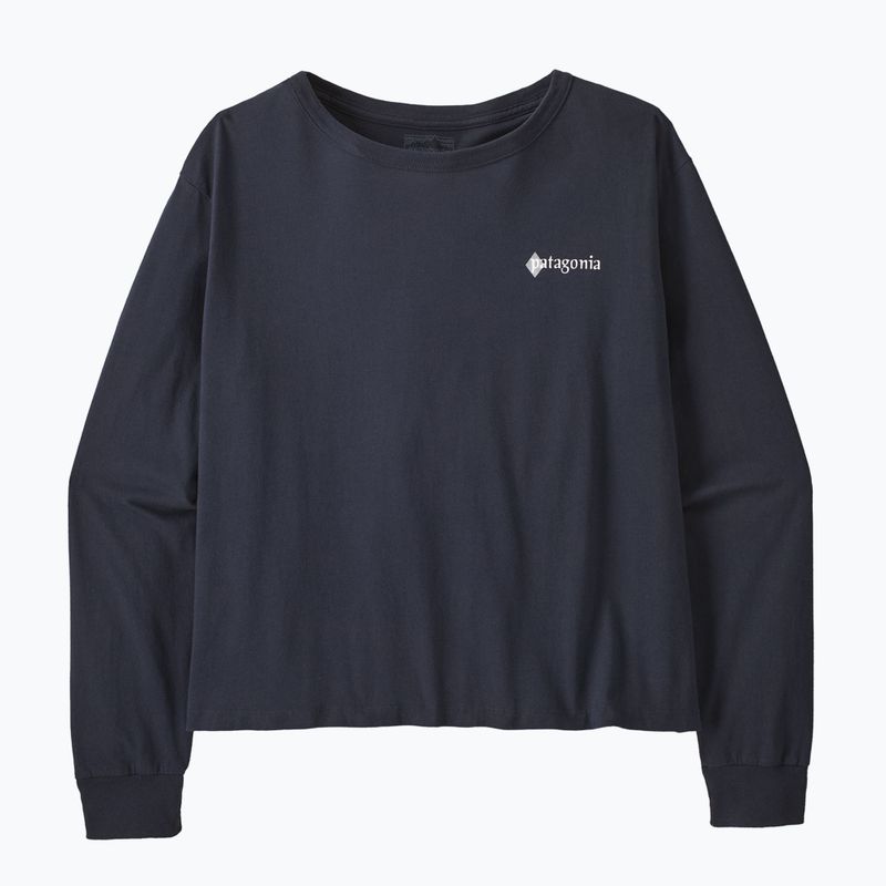 Dámské tričko Longsleeve Patagonia Hut Tripper Easy Cut smolder blue