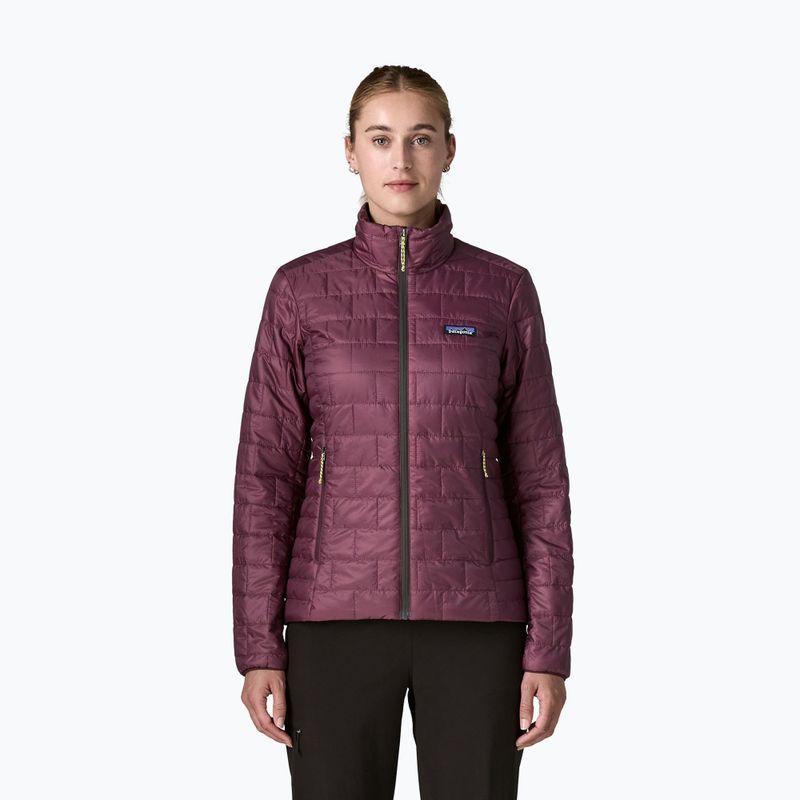 Dámská zateplená bunda Patagonia Nano Puff berry fig
