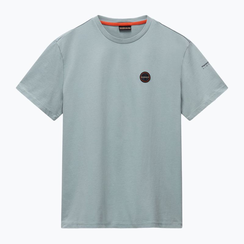 Pánské tričko Napapijri S-Badge green mil G1X 5