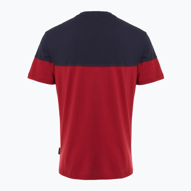 Pánské tričko Napapijri S-Saturnia tibetan red R1E 2