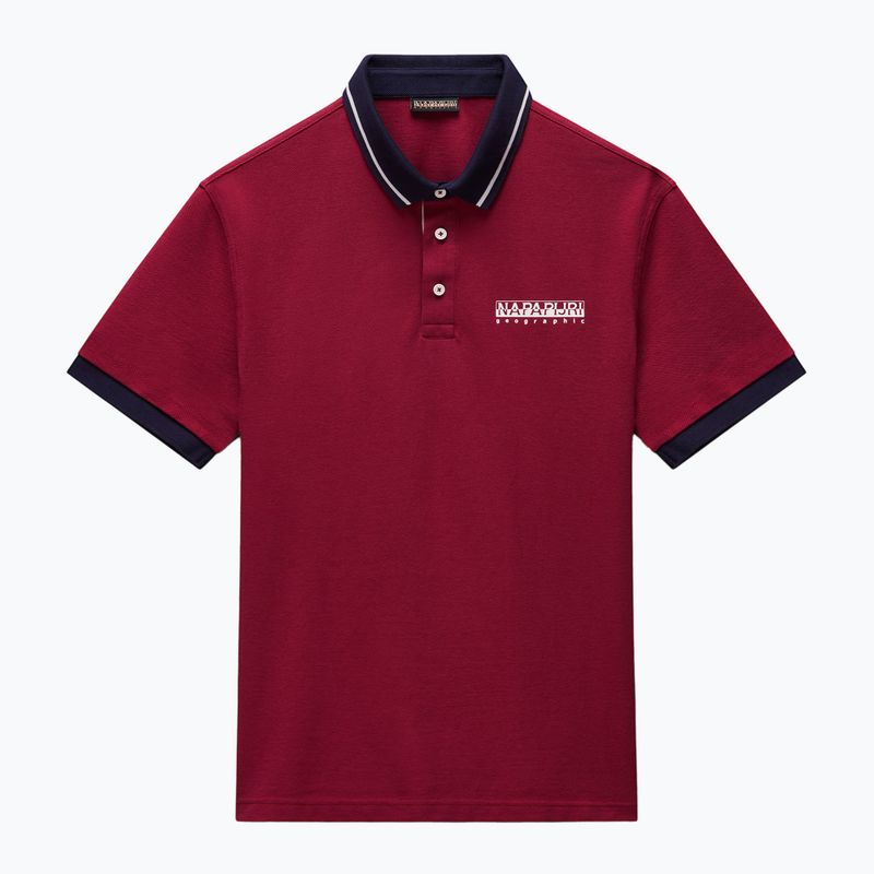 Pánské polo tričko Napapijri E-Zeri tibetian red r1d